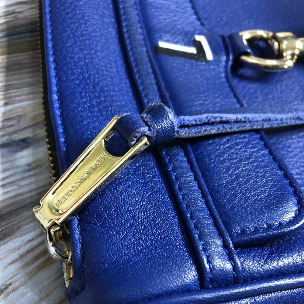 Rebecca Minkoff Cobalt Blue Initial L Bag MDW SALE - Picture 2 of 4